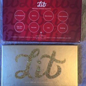 Eyeshadow palette beautiful colors color pop